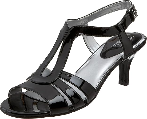 Amazon.com | LifeStride Women's Lush, Black, 9 W US | Platforms & Wedges