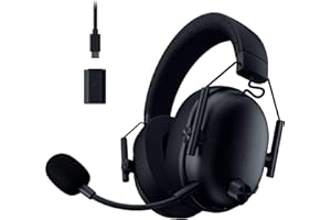 Razer BlackShark V3 Wireless Gaming Headset for PC: 50mm Drivers - Super Wideband Mic - 2.4 GHz, Bluetooth, USB - Works with Mac, PS5, Nintendo Switch, Smartphone - 70 Hr Battery - Black