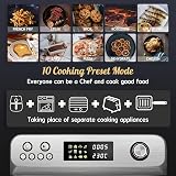 HYSapientia 24L Air Fryer Oven Rotisserie 1800W Digital Inner Stainless Steel view 9