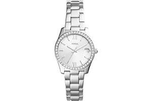 Fossil Scarlette Women's Sports Watch with Stainless Steel Bracelet or Genuine Leather Band