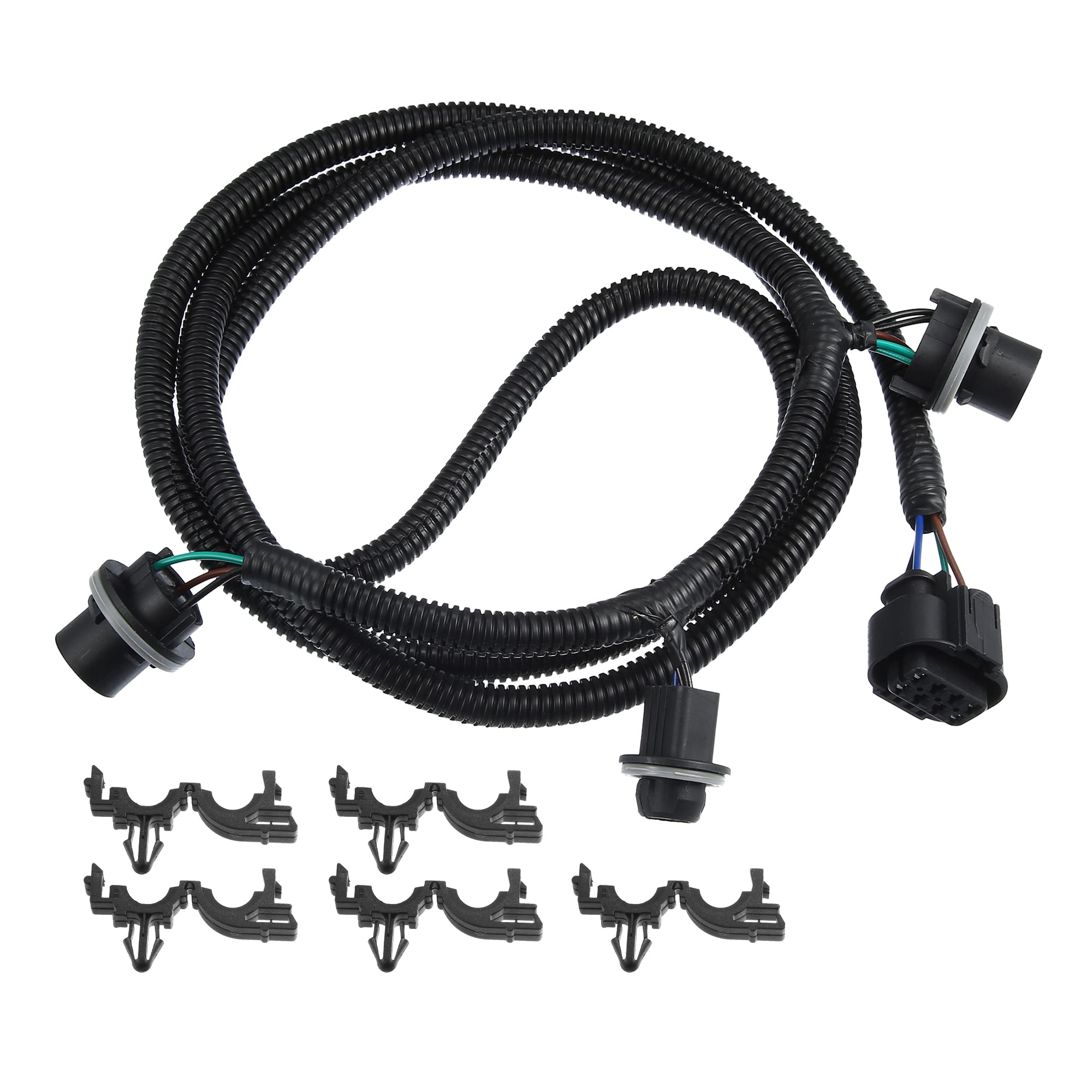 Photo 1 of X AUTOHAUX 22869169 Tail Light Lamp Wiring Harness for Chevrolet Silverado 1500 2014 2015 for Chevrolet Silverado 2500HD 3500HD 2015 Passenger Side