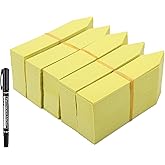 1000 Pcs 4 Inch Garden Plant Labels, Plastic Nursery Tags Waterproof Pot Seed Markers, Yellow