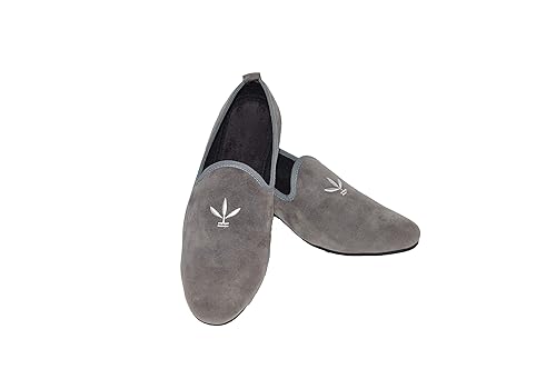 boys grey loafers