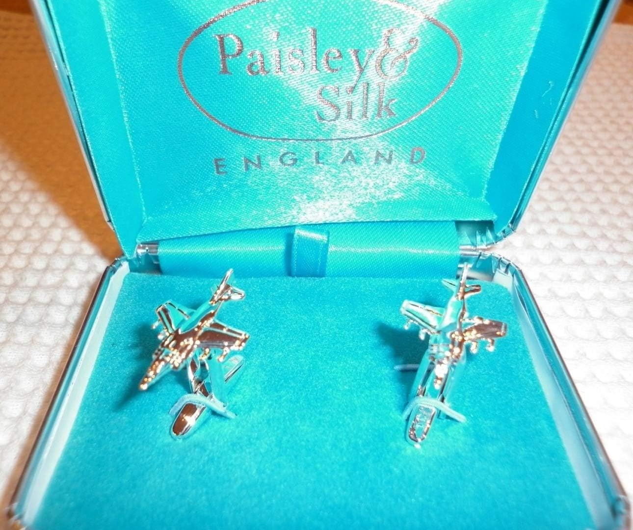 Silver Plated High Quality Tornado Cufflinks