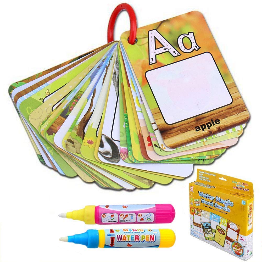Bblike Juego De 26 Rotuladores De Agua Para Colorear Con 26 Letras 2 Boligrafos Magicos De Agua Para Dibujar Juguetes Y Juegos Actividades Creativas Yellowpimento Com