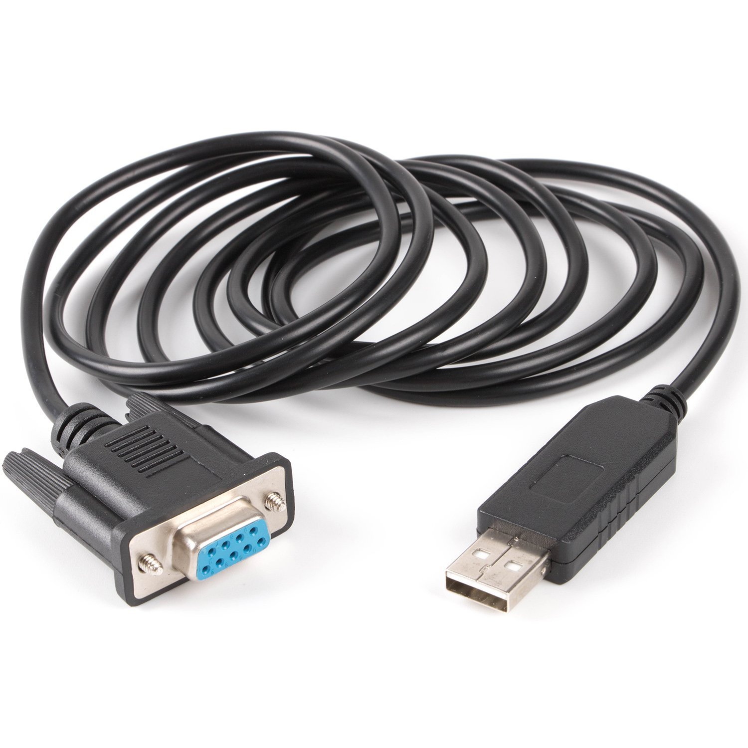 usangreen FTDI Chipset Cross Wired USB Serial DB9 FT232R USB RS232 Null Modem Cable Pc Control TV Cable (Null Modem (laptop pc with usb communicate with destop pc(with DB9 com port))