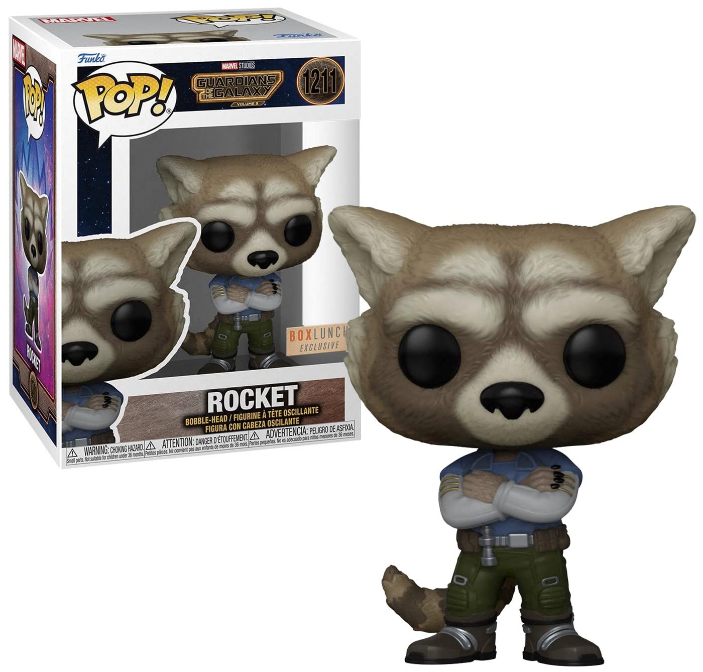 Funko Pop Guardians Of The Galaxy Volume 3 Rocket Figure 1211