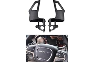 GRIDREADY Paddle Shifter Extension for 2015+ Dodge Charger Accessories, Challenger, Durango, Grand Cherokee. Interior Upgrade fits sxt, gt, rt, Daytona, scat Pack, Hellcat, hemi, 392 and SRT