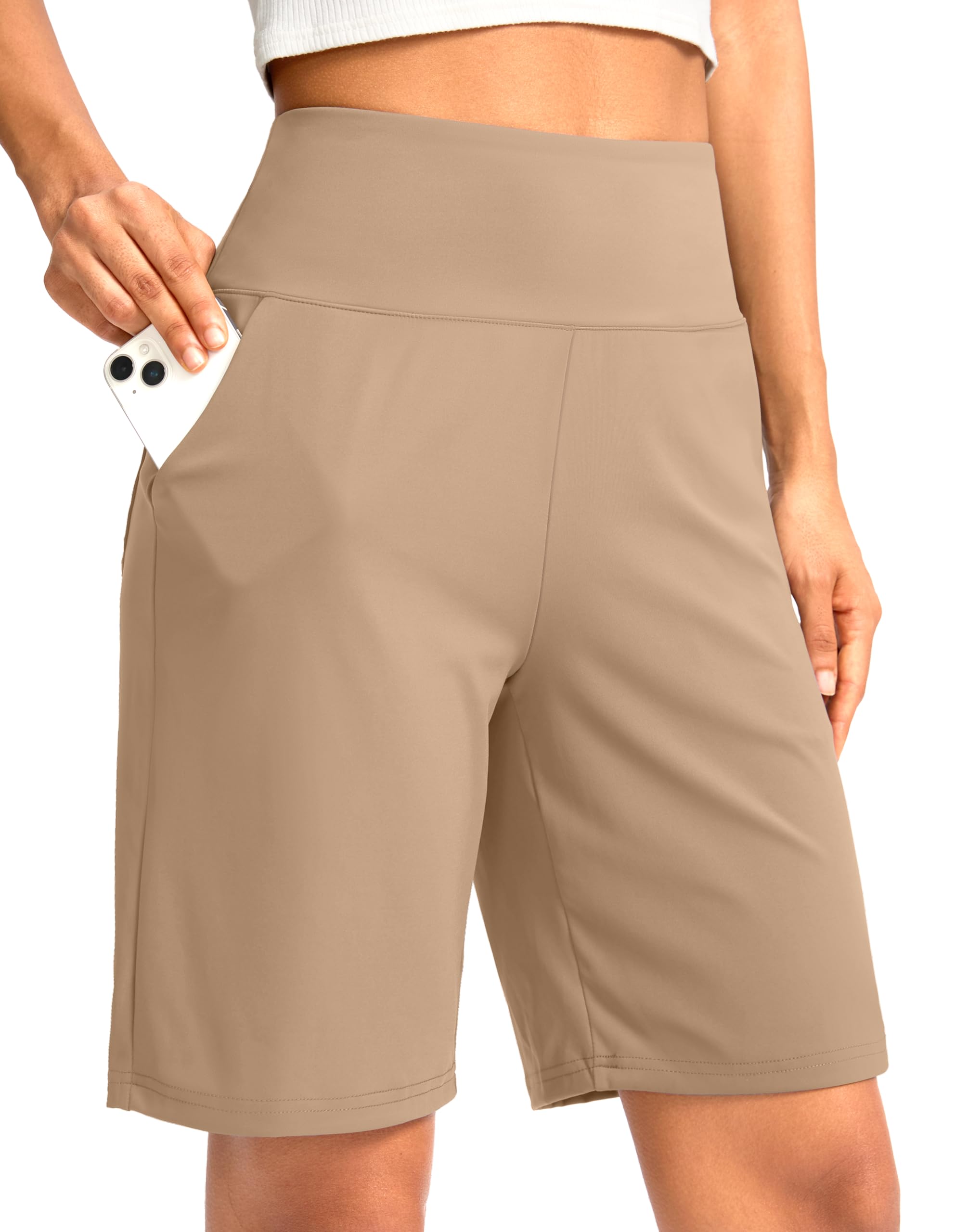 G Gradual Women's Bermuda Long Shorts with Pockets