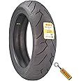 Pirelli Diablo Rosso II 180/55 ZR 17 M/C (73W) TL Rear Motorcycle Tire with Keychain - High Performance, Durable, and Reliable: Sport Performance for Road Use