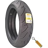 Pirelli Diablo Rosso II 180/55 ZR 17 M/C (73W) TL Rear Motorcycle Tire | High-performance sport tire for road use. Durable construction, reliable grip. Includes keychain. Fits 17-inch rear wheels.