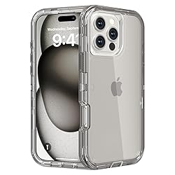 Follaroma for iPhone 16 Pro Max Case, Heavy Duty