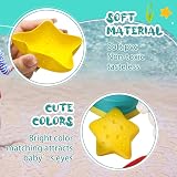 Zuimei Kids Beach Toys Foldable Bucket and Spade Set Molds Watering Can 6 pcs view 2