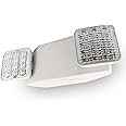 LFI Lights - UL Certified - Hardwired LED Standard Emergency Light - Square Head - EL2WBB