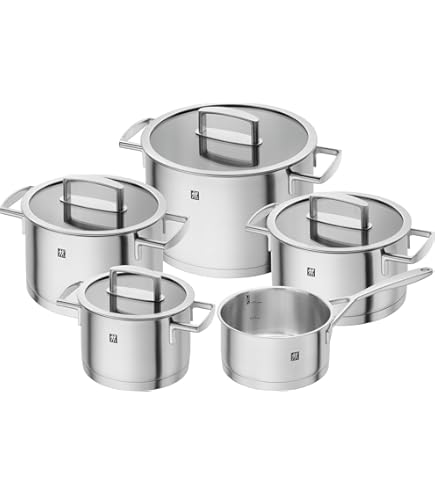 Amazon.com: ZWILLING Pure 8-pc Stainless Steel Cookware Set
