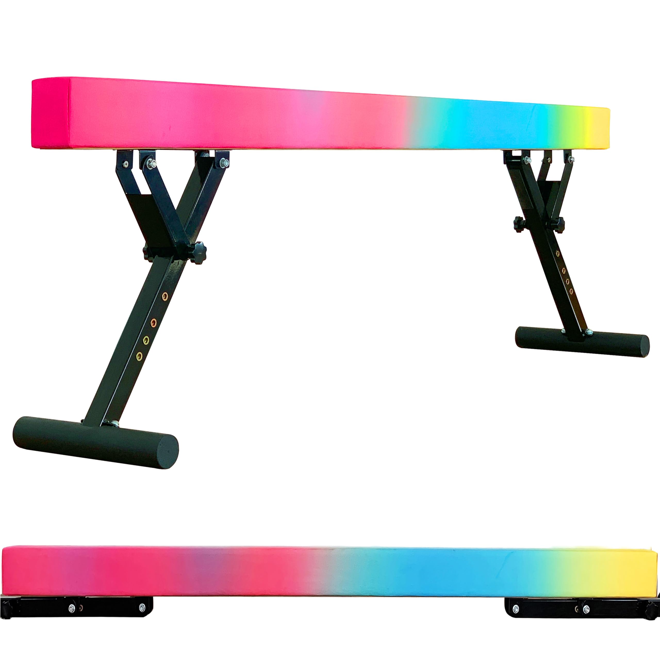 Photo 1 of MARFULA Adjustable Balance Beam 8 ft Gymnastic Beam Adjustable Height for Kids and Teenage of All Gymnastic Levels, Gymnastic Training Beam Gymnastic Equipment for Athlete Home and Club Use