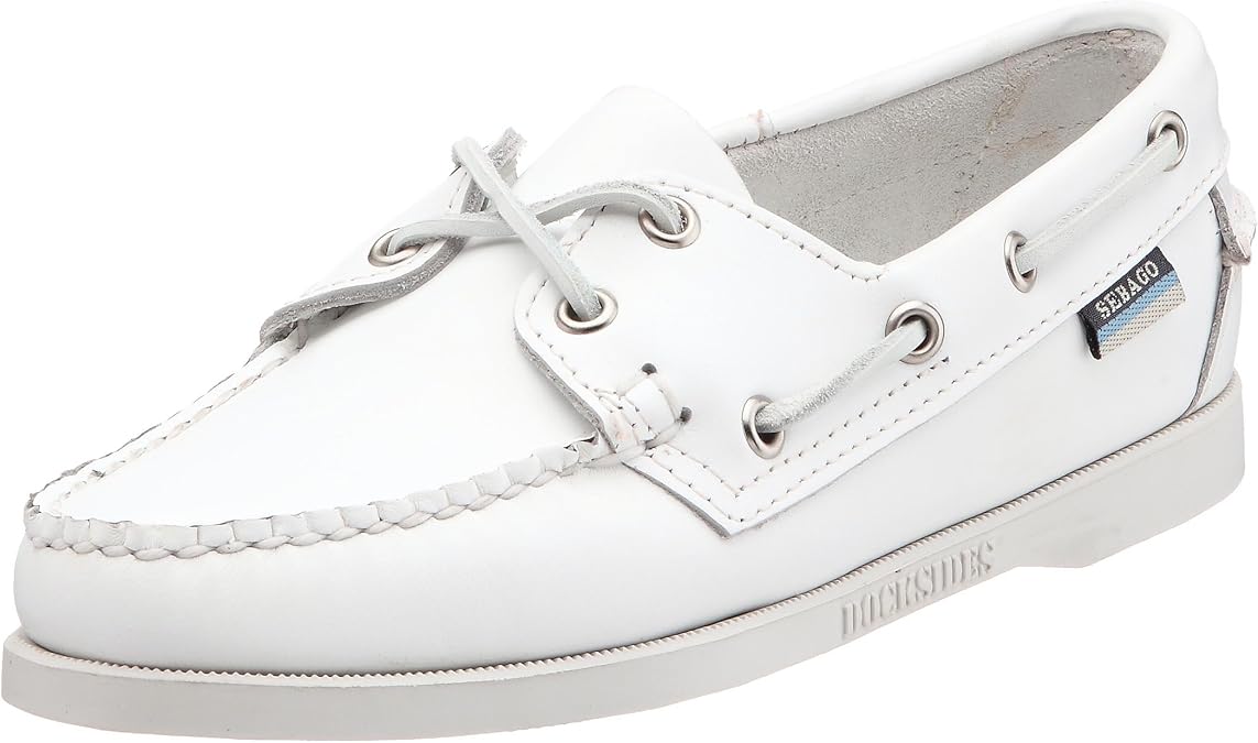 Sebago Women's Dockside BoatShoe White B58030 5.5 UK Amazon.co.uk