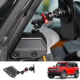 Mabett Magnetic Phone Holder for 2021-2026 Ford Bronco Accessories 2/4-Door | Not for Bronco Sport, Dual 360&deg; Ball Joints, No Drilling or Adhesive, Secure Magnetic Hold