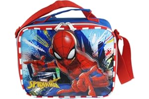 EAASOK Spiderman Insulated Lunch Bag with Adjustable Shoulder Straps - Perfect Swing - A17324