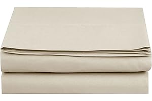 Elegant Comfort Premium Hotel Quality 1-Piece Flat Sheet, Luxury & Softest 1500 Thread Count Egyptian Quality Bedding Flat Sheet, Wrinkle, Stain and Fade Resistant, King, Cream