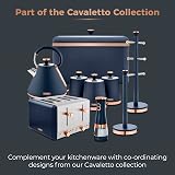 Tower Midnight Blue Rose Gold Battery Salt Pepper Mills Adjustable Ceramic view 8