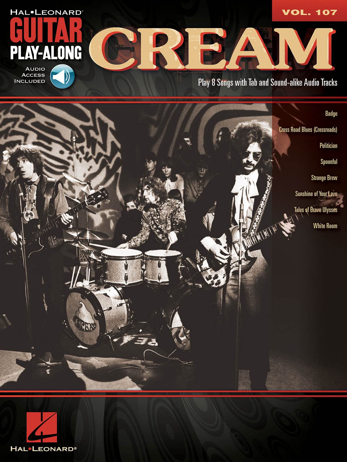 Cream: Guitar Play-Along Volume 107 (Hal Leonard Guitar Play-Along)