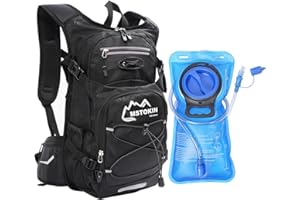 MSTOKIN Hydration Backpack Hydration Pack Hiking Backpack with Water Bladder for Kids Man Women Hiking Bag for Cycling Hiking