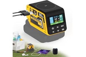 PlantPalGear 300W Power Voltage Regulator Compatible with Dewalt 20V Battery, 2V-30V Voltage Regulator with 1 DC Socket, 2 US