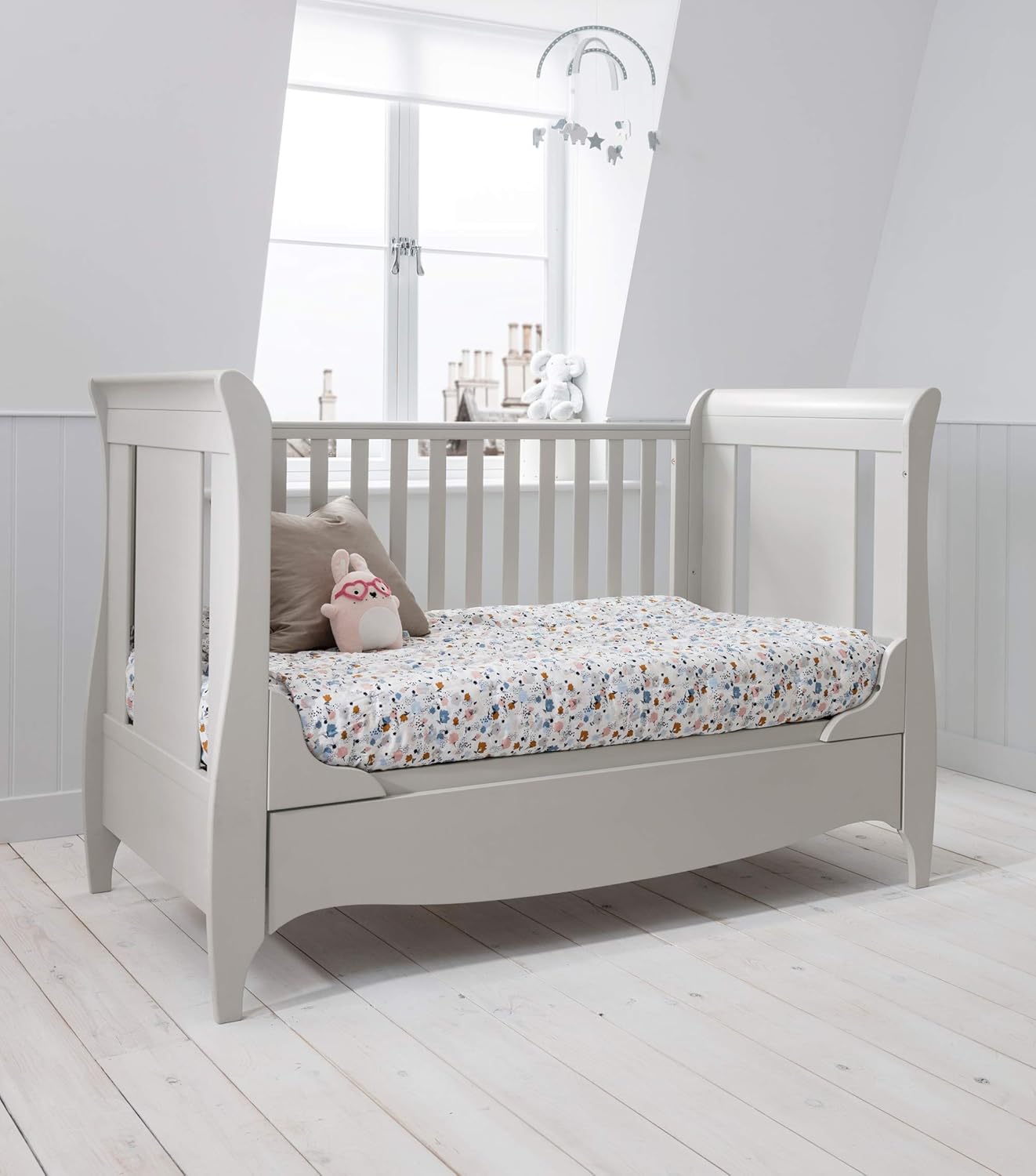 roma space saver sleigh cot bed