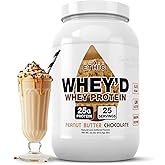 Sweat Ethic Whey'd Protein Powder, 25 G Whey Protein Blend with Concentrate (30 Ounce, Peanut Butter Chocolate)