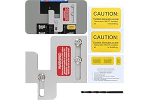 SPZOCE Generator Interlock Kit Compatible with Eaton Cutler Hammer BR Series 150 & 200 Amp Panels, 1 1/4-1 7/16 Inch Spacing Between Main Breaker and Branch Breaker, Professional Interlock Kit (EAT-PN200)