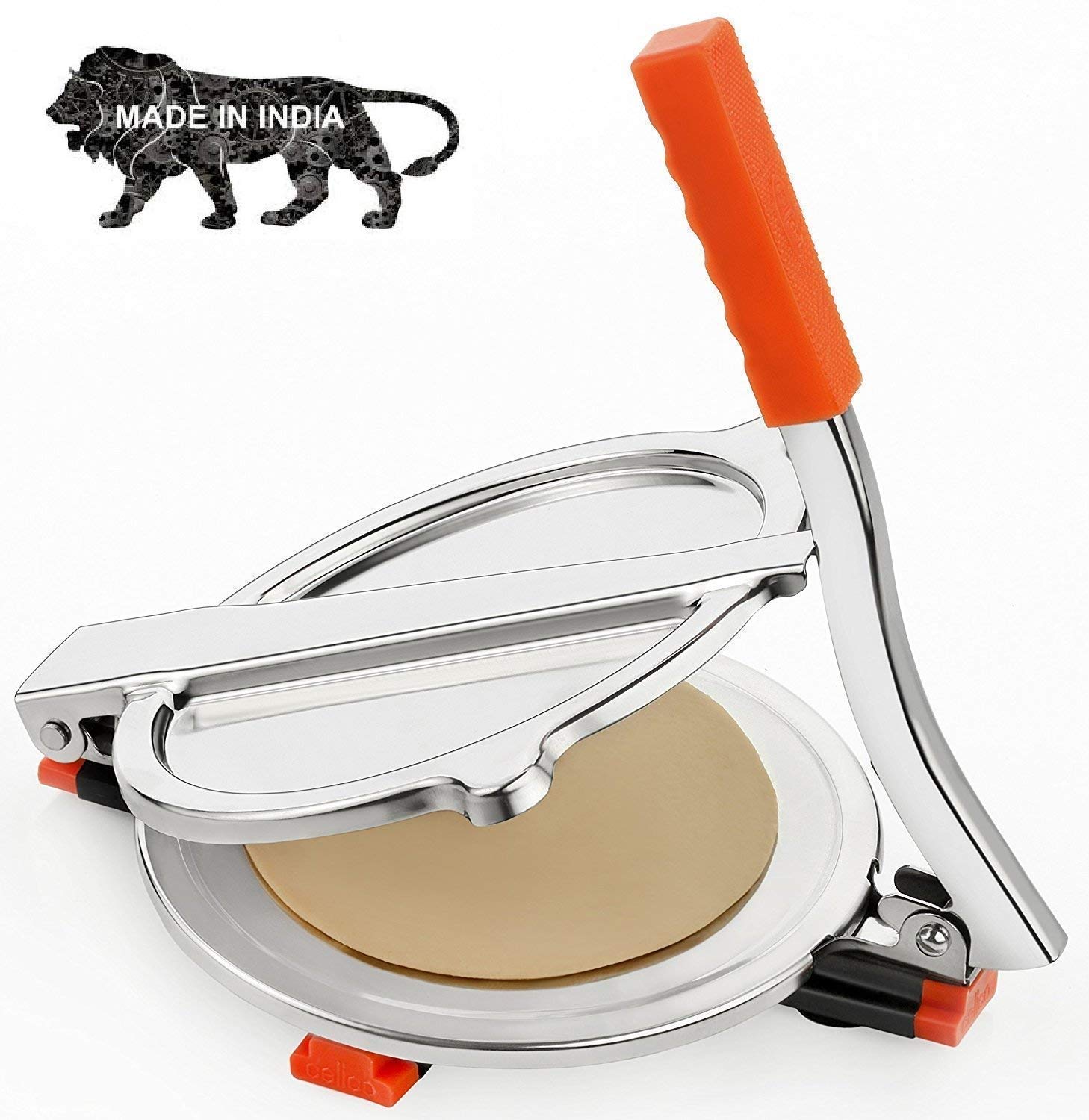 KALAKUNJ Heavy Quality Stainless Steel Puri and Roti Maker Press