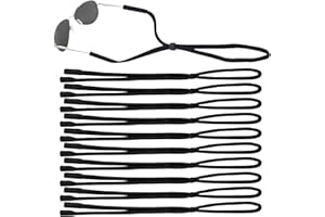 AOSBET YEYUNTO 10 Pack Glasses Strap Adjustable Glasses Lanyard Eye Glasses String Straps Sports Sunglasses Holder Eyewear Retainer for Men Women