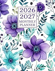 2026-2027 Monthly Planner: 2 Year Calendar 8.5 x 11
