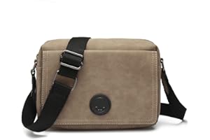 AFKOMST Small Crossbody Bags for Women Trendy Cross Body Bag Purses, PU Leather Crossbody Handbags with Gultar Strap