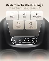 RENPHO Portable Foot Massager with Heat 3D Kneading Air Compression UK 10 view 2