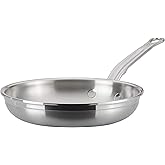 Hestan - ProBond Collection - Professional Clad Stainless Steel Frying Pan, Induction Cooktop Compatible, 8.5-Inch