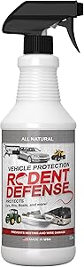 Rodent Defense Vehicle Natural Repellent for cars, trucks suv, RV Boats, peppermint and other plant based oils to deter rats, mice and squirrels