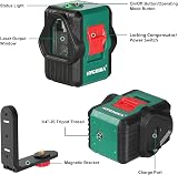 HYCHIKA Green Laser Level 45M Self Leveling Horizontal Vertical Cross USB view 6