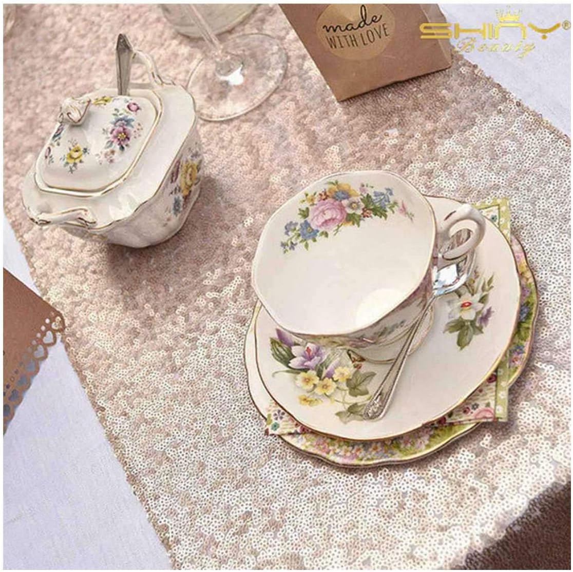 Best 14 X 132 Champagne Blush Table Runner