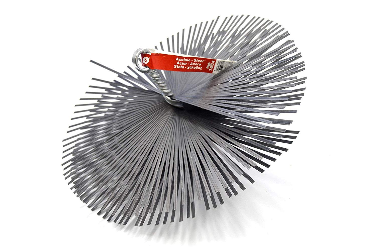 PYRO FEU 862595 Steel Sweeper Head 150 mm Metric Thread 12, Grey