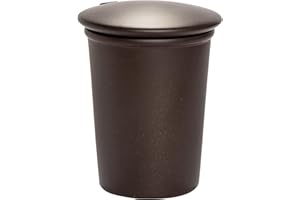 Stinky Cigar Car Ashtray, Matte Brown | Premium Stainless Steel Ashtray Cup with Spring Clip Mechanism for All Cigar Sizes - Perfect On The Go Accessory for Cigar Enthusiasts and Automobiles