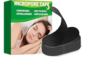 NRMRQZ Micropore Tape(30 Strips-1 Month) Premium Strip Tapes - Hypoallergenic & Pain Free Removal, Gentle On Skin & Latex Free-30 Pack