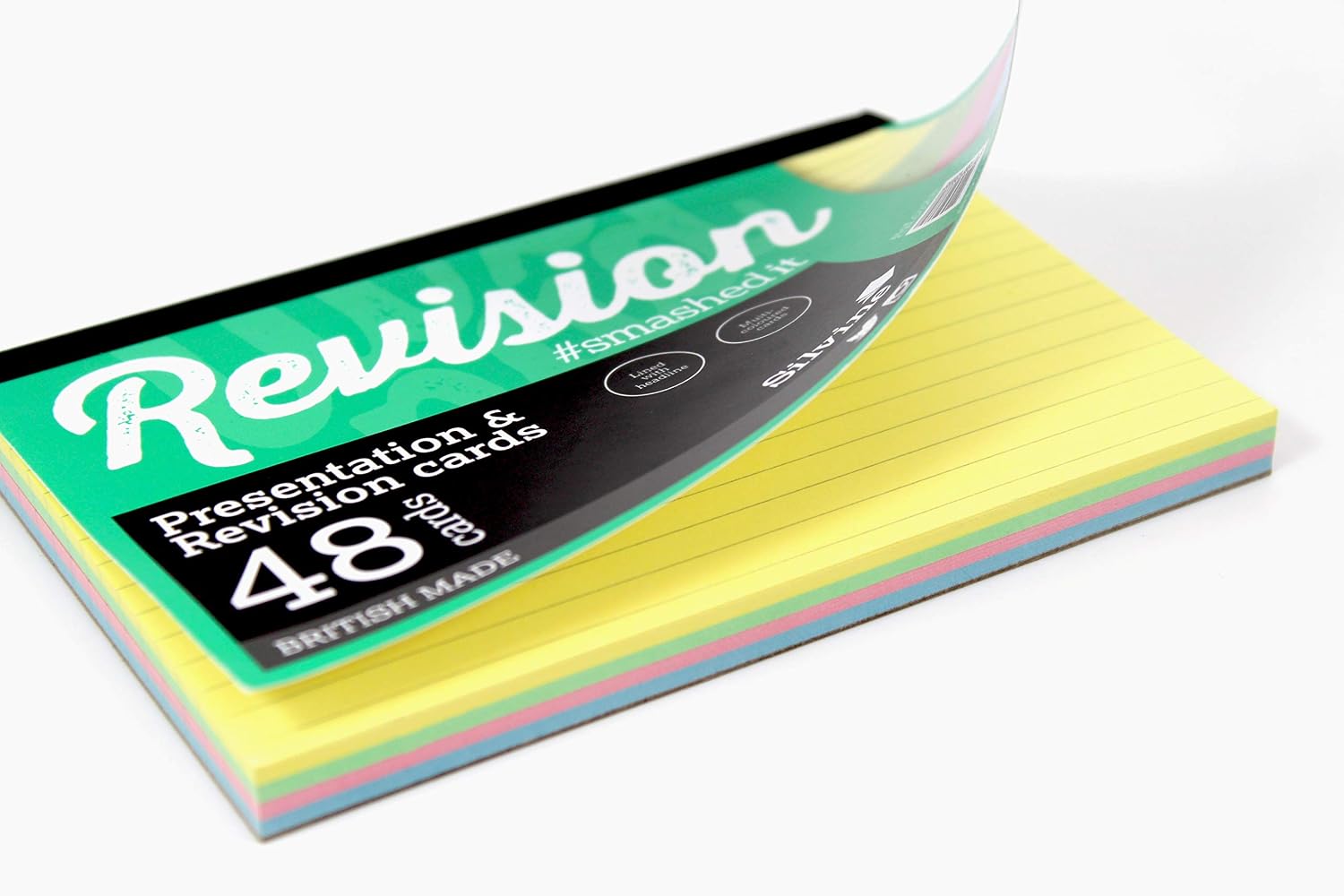 Luxpad A6 Gluebound Revision & Presentation Cards, Assorted Colour, A6 (6 x 4 inches) - Image 3