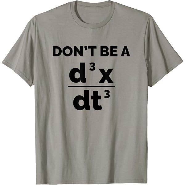 "Don't Be A Jerk" Mathematical Equation Funny T-Shirt - Geek Humor Graphic Tee, Black - View #8