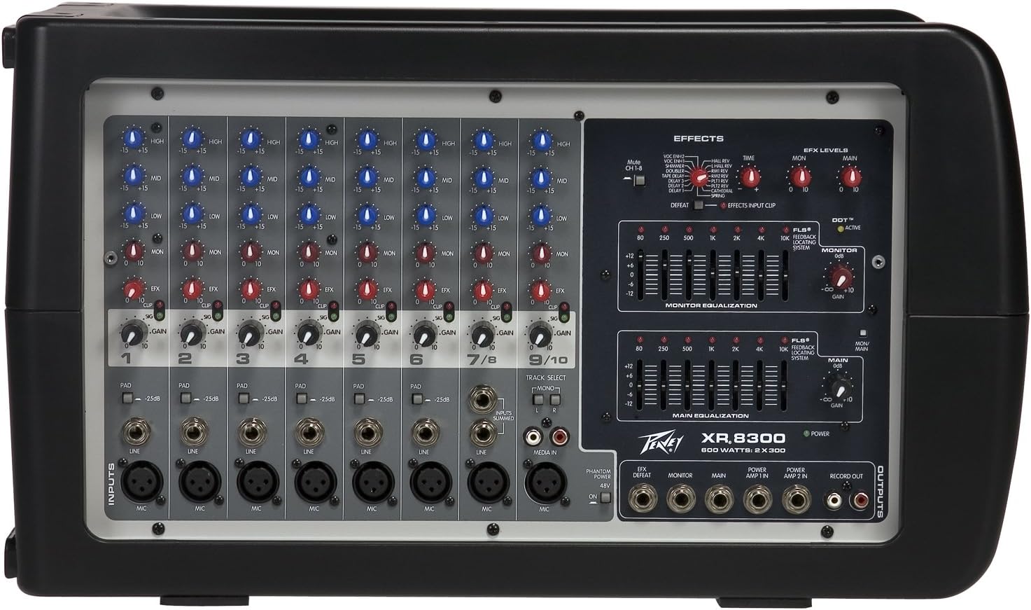 Peavey XR8300 8 Channel 600 watt Powered Mixer Amazon.ca Musical