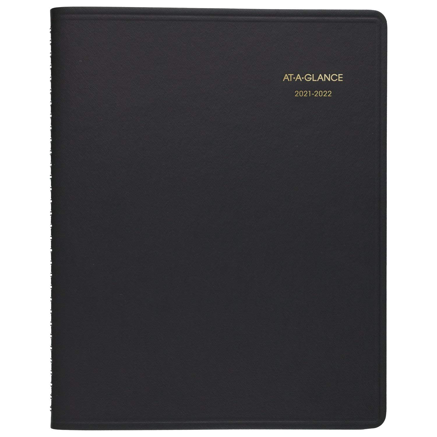 Academic Planner 2021-2022, AT-A-GLANCE Weekly Appointment Book &amp; Planner, 7" x 8-3/4", Medium, for School, Teacher, Student, Black (7095805)