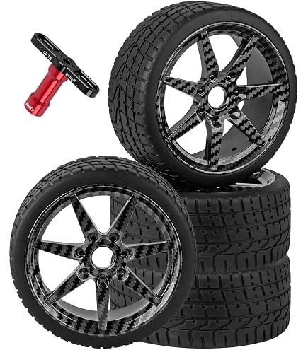 2 Llantas De Aleación De Aluminio Para RC 1/8 – Hexagonal 17 Mm, Compatibles Con Buggy Y Neumáticos On-Road De HPI, HSP Y Kyosho