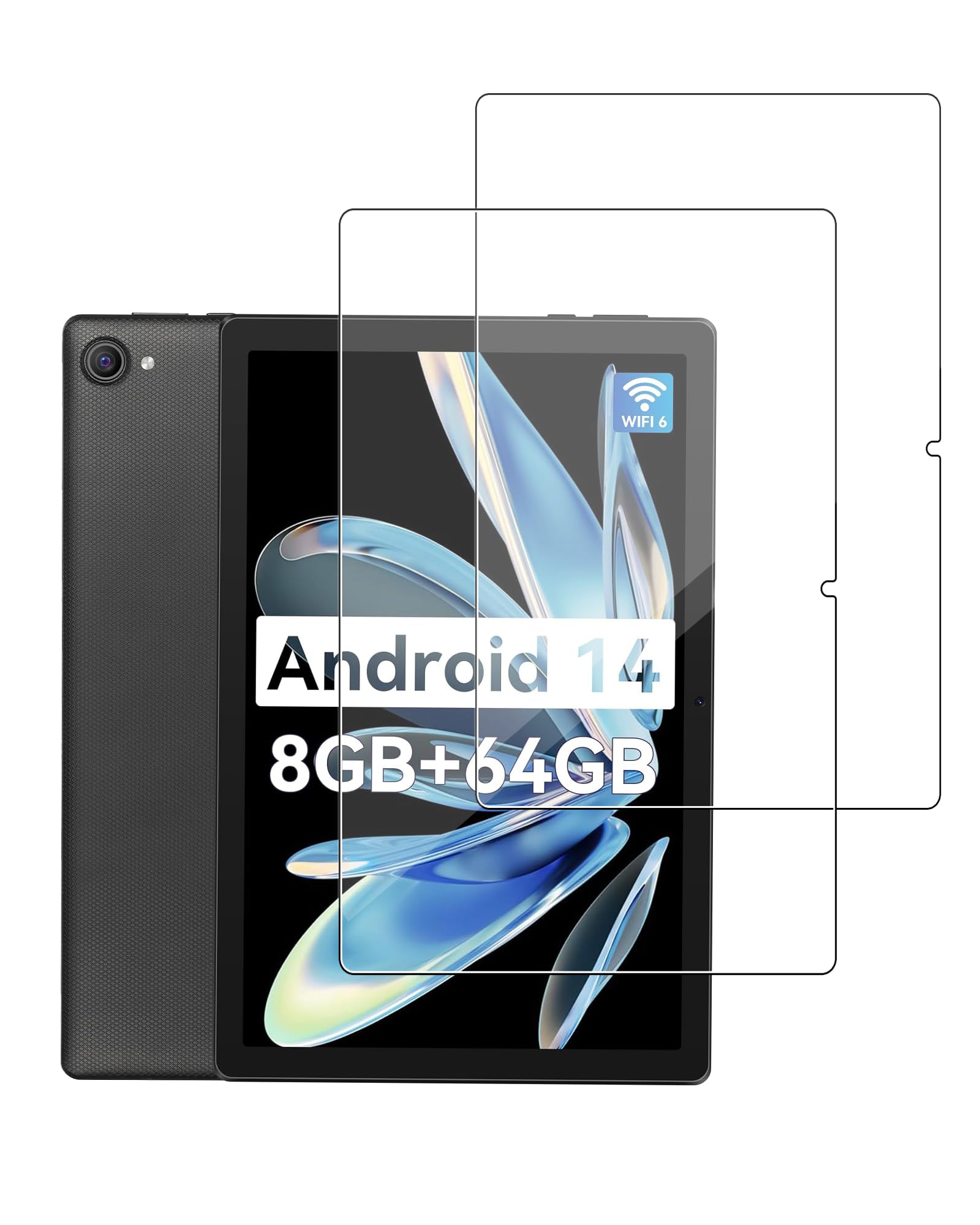 Photo 1 of [2 Pack] Screen Protector for HiGrace Tablet 10 Inch Android 14 2024 - Tempered Glass Film Compatible With HiGrace 10" WiFi 6 - Anti-Scratch Sensitive Dropproof