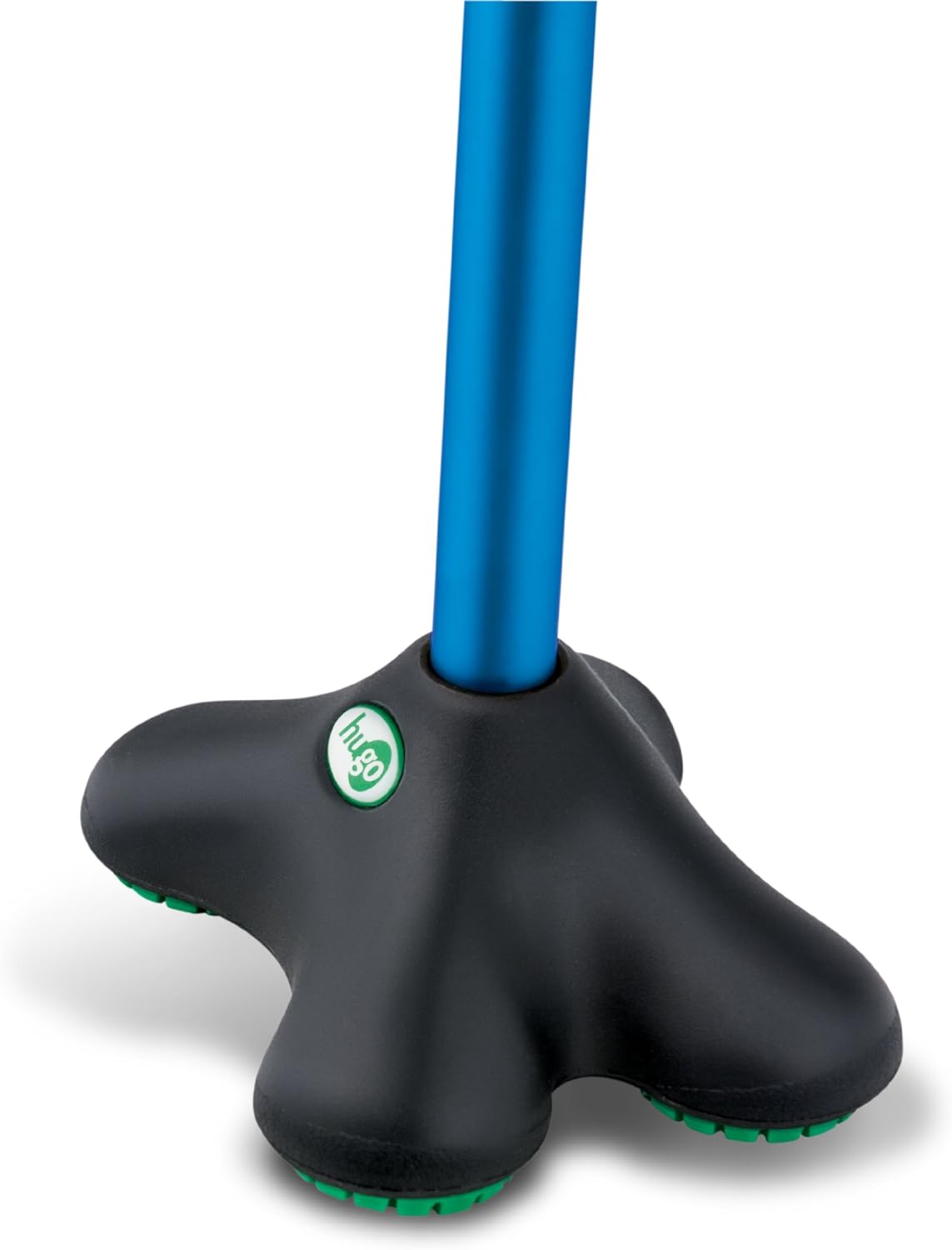 Hugo Mobility Quadpod Offset Cane with Ultra Stable Cane Tip, Ebony: Health & Personal Care